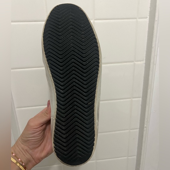 Golden Goose Super-Star Python Sneakers Blue Glitter Heel - Size 38 - Picture 3 of 14